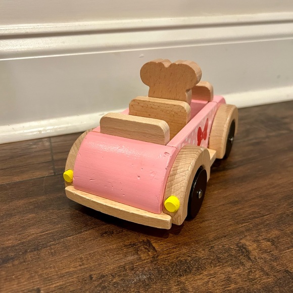 Disney Minnie Mouse Wooden Car and Character - Picture 3 of 4